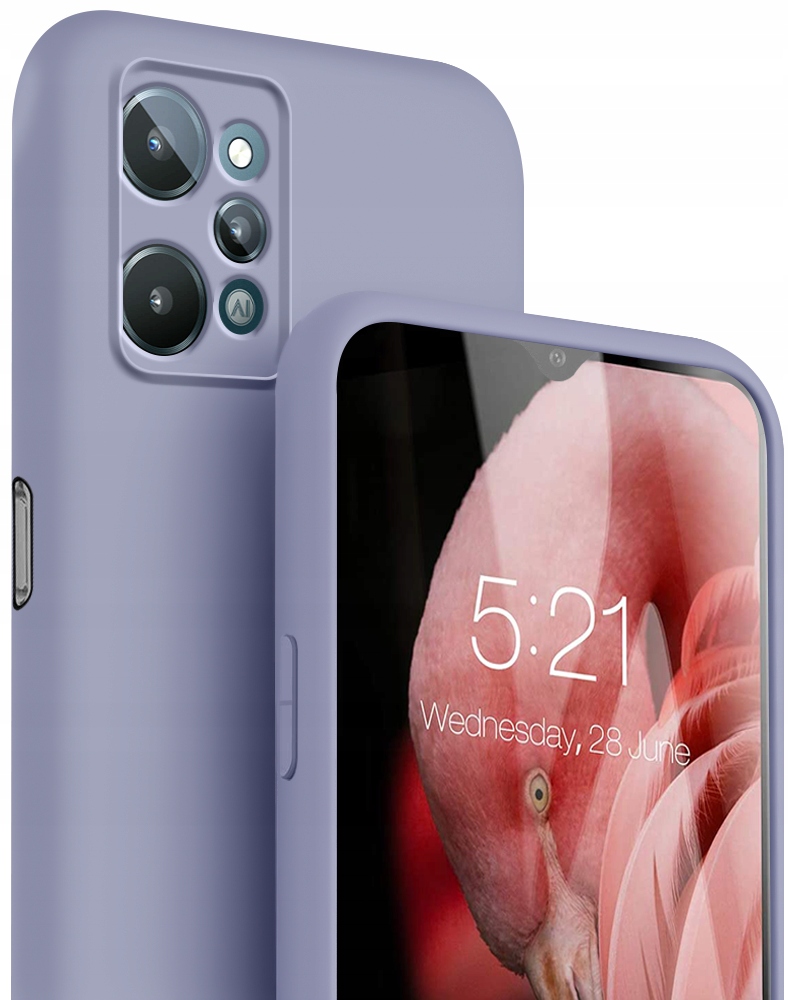 

Etui Silicone Case Szkło 9H do Realme C31