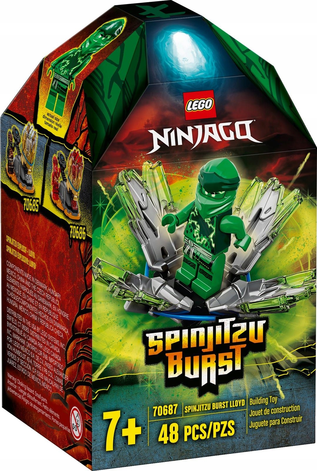 Lego 70687 Ninjago Wybuch Spinjitzu Lloyd Spinner Nowy