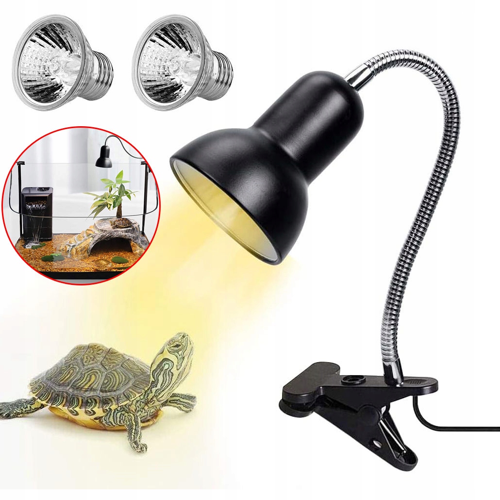 Topná Lampa Pro Plazy S Uva Uvb Žárovkami A Otočným Držákem O 360°