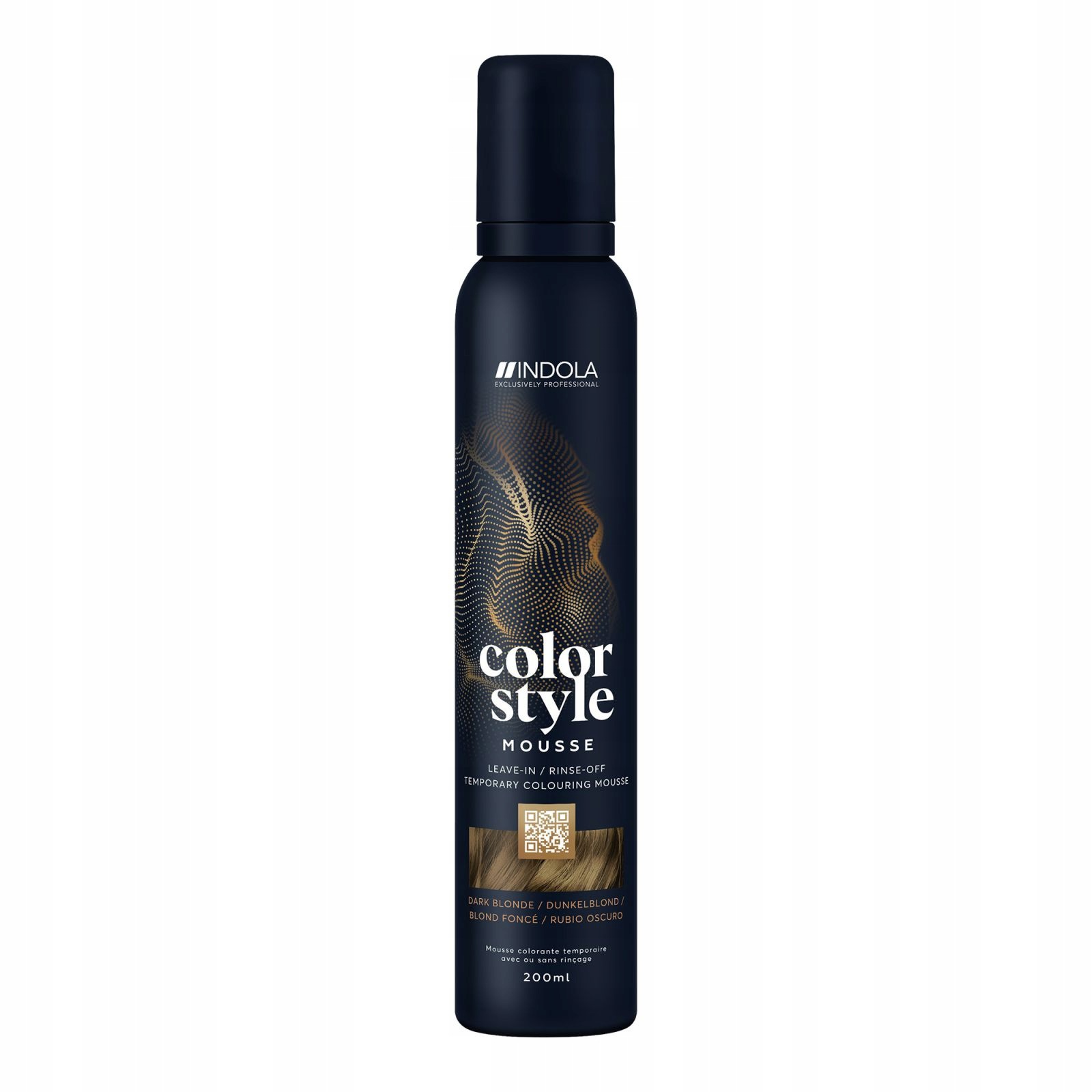 Indola Color Style Mousse 200 ML Tmavě Blond