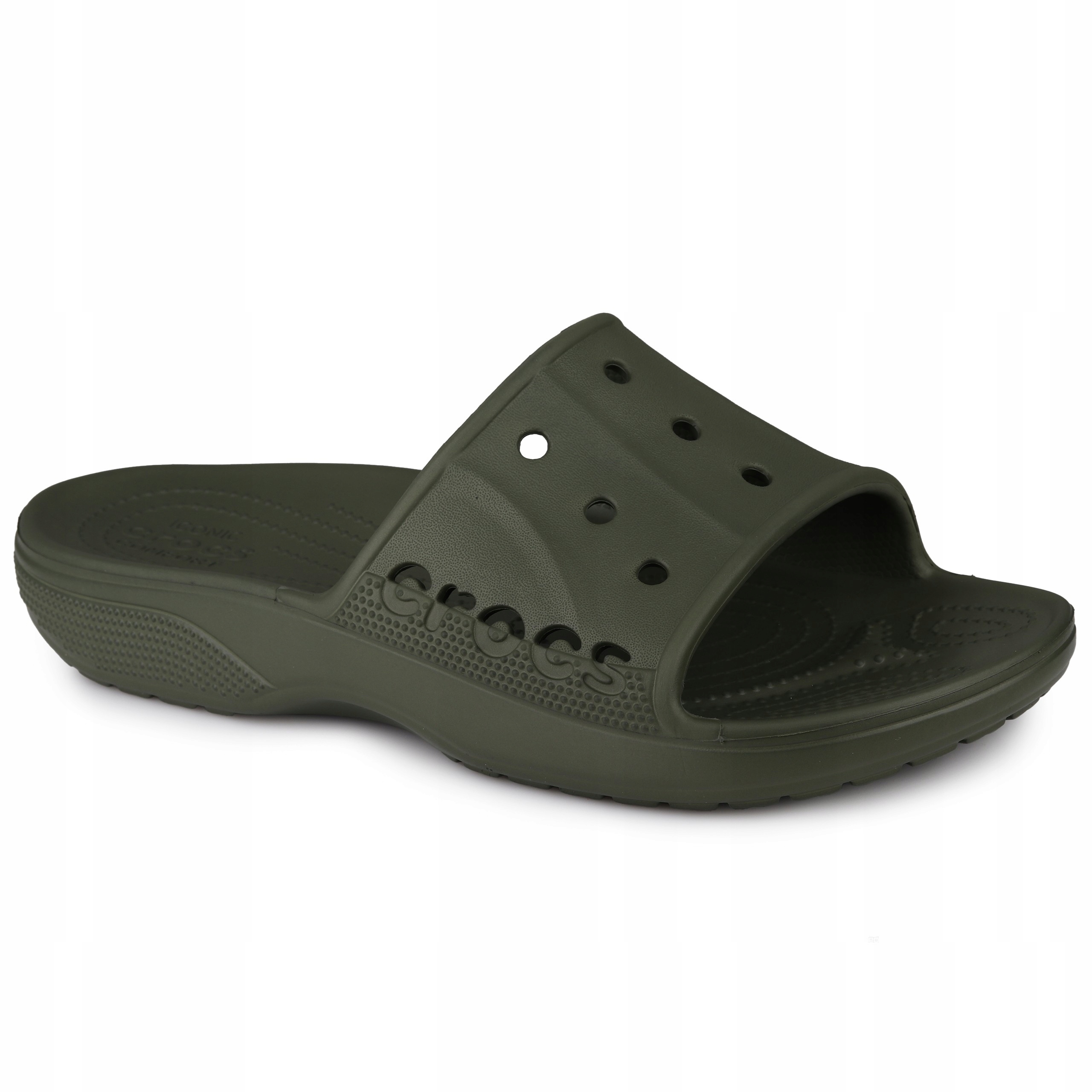 Klapki męskie, sportowe, chodaki Crocs Baya II SLIDE ARMY GREEN Rozmiar 41