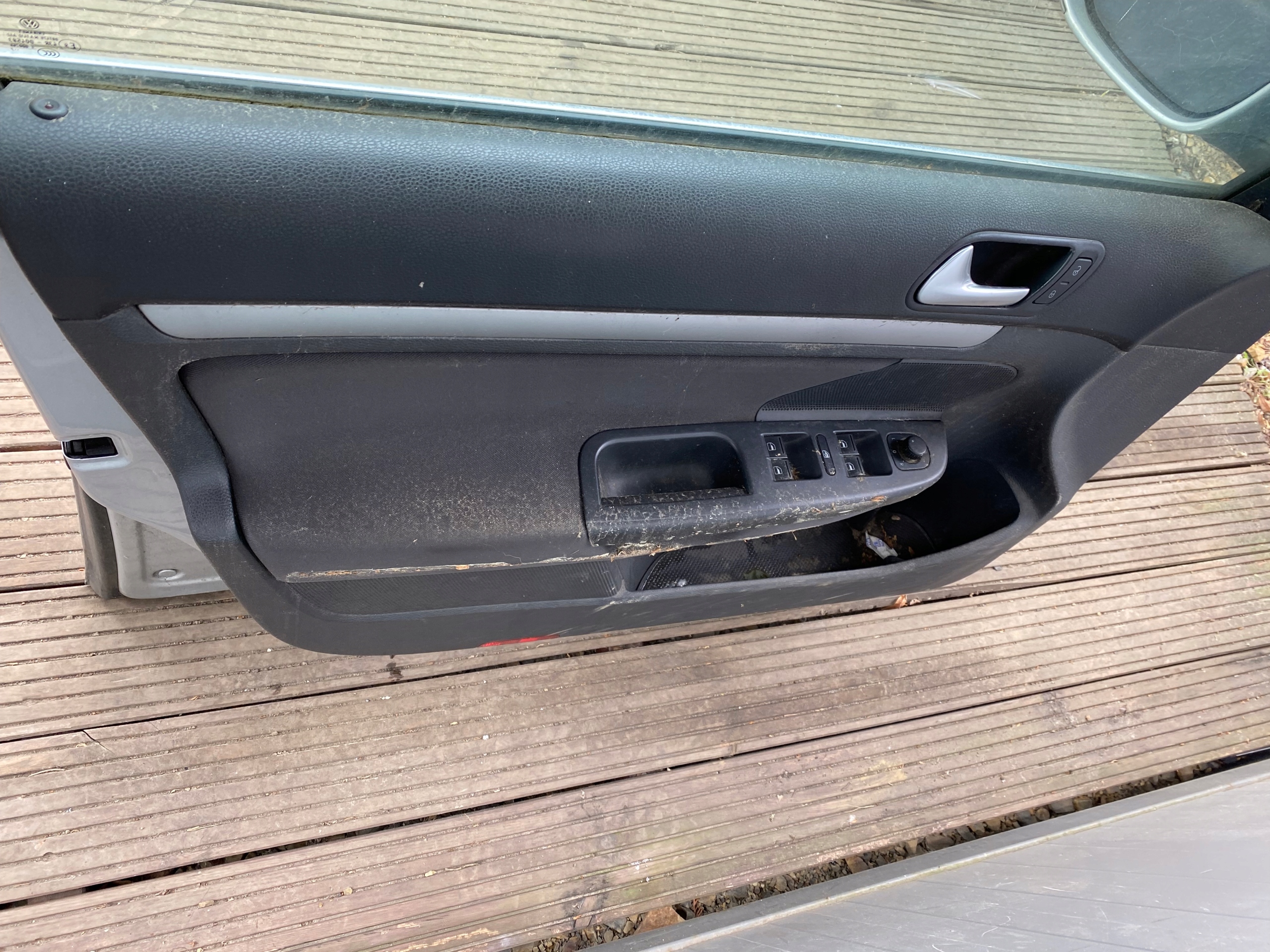 VW GOLF VI KOMBI complete door left front LA7W