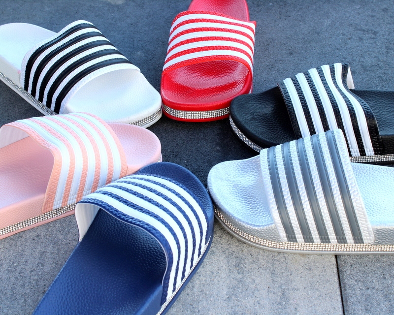 Mieniące Klapki Gruba Podeszwa Cekiny Kolory 37 Marka inna