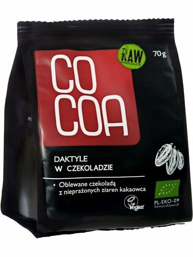 3x Cocoa Datle v raw čokoládě 70 g
