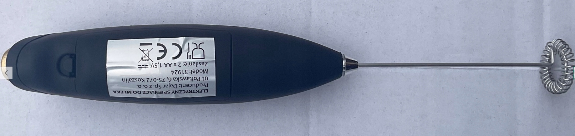 SPIENIACZ DO MLEKA MIKSER MIESZADEŁKO KAWY UBIJAK spieniania latte OLDMAN Waga produktu z opakowaniem jednostkowym 0.2 kg