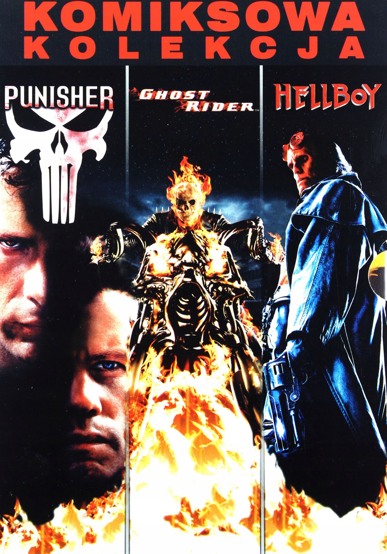 Komiks: Ghost Rider/ Hellboy/ Punisher Box [3DVD]