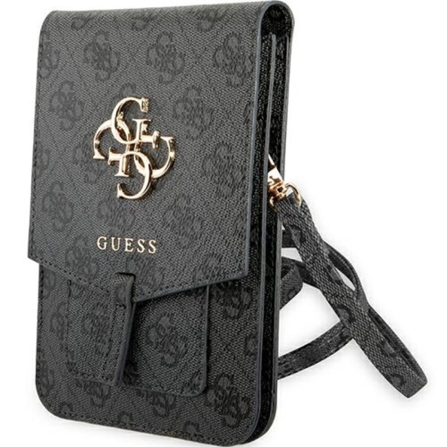 Zásuvka kabelka Guess 4G Big Metal Logo Šedá