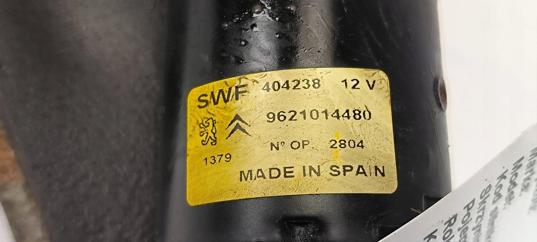 mini motor of wipers front 9621014480 CITROEN BERLINGO and