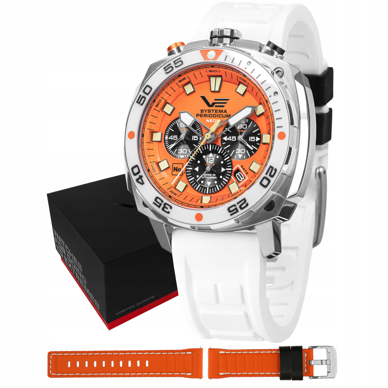 Pánské Hodinky Vostok Europe VK67-650A723S, černý pásek