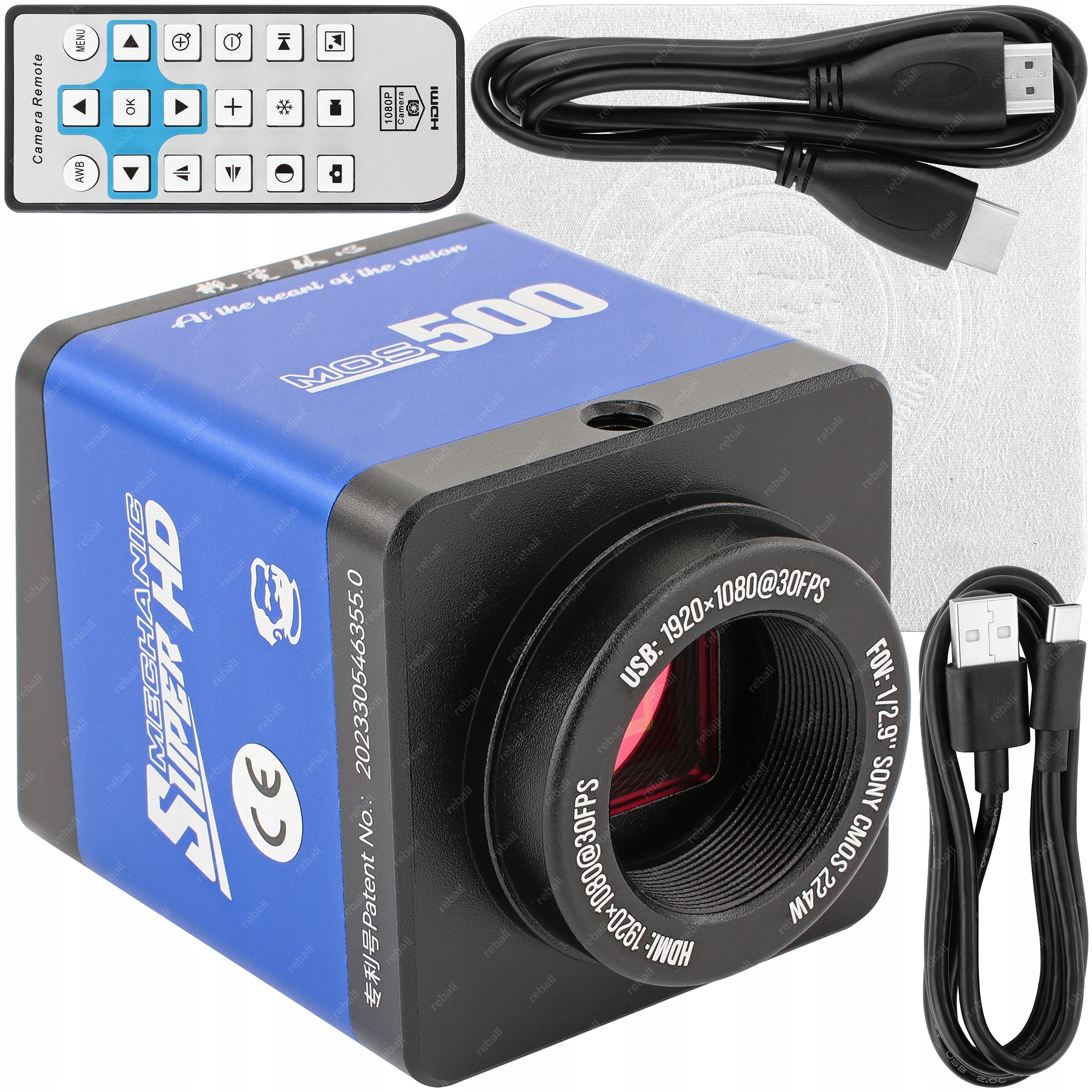 Digitální Kamera Pro Mikroskopy Mechanic MOS500 Fullhd Hdmi Dálkové Ovládání