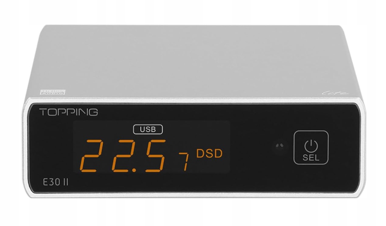 Topping E30 II Lite (stříbrný) Akm AK4493S 32bit 768kHz DSD512
