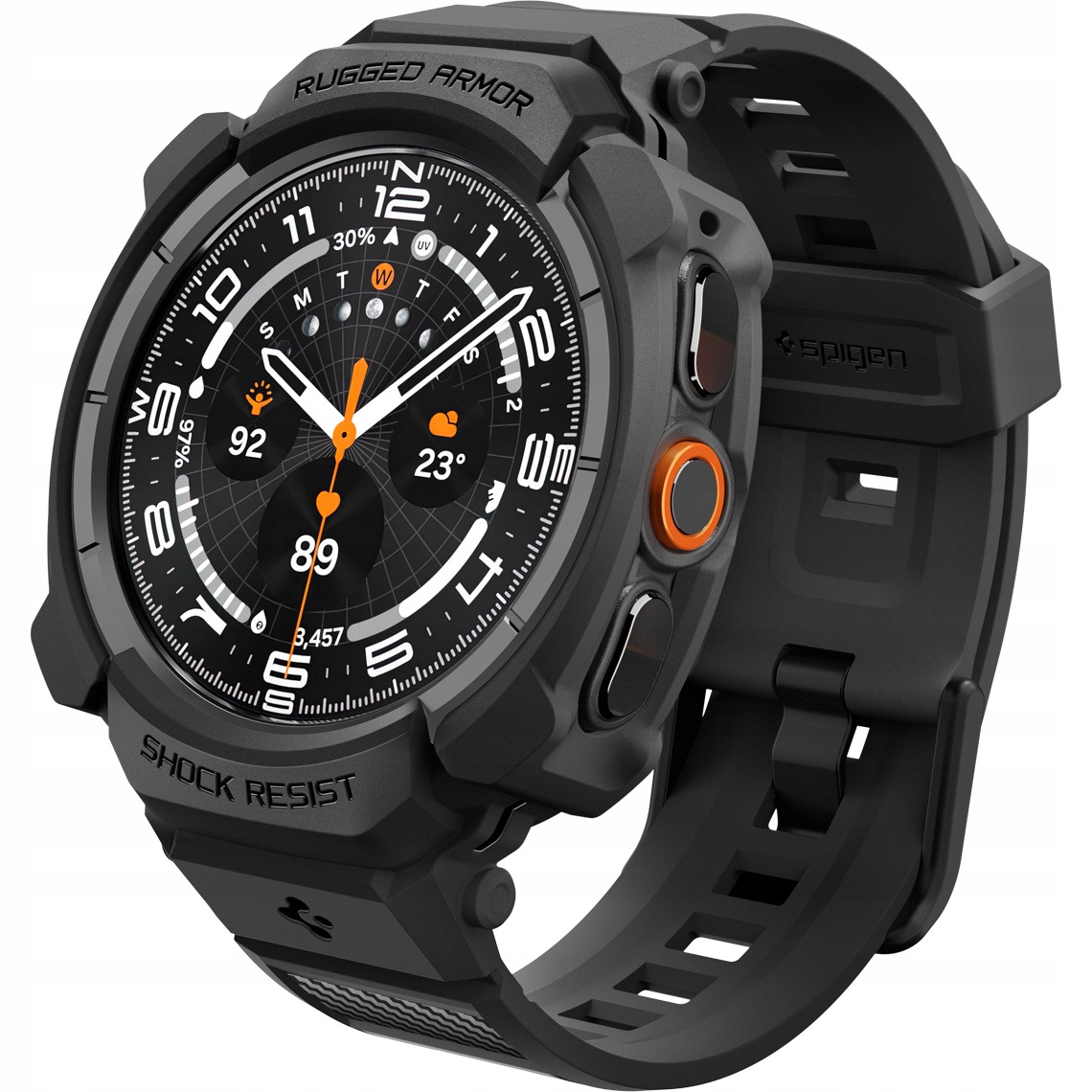 Pouzdro s řemínkem pro Galaxy Watch Ultra 2 (2026) 47 mm Spigen Rugged Armor Pro