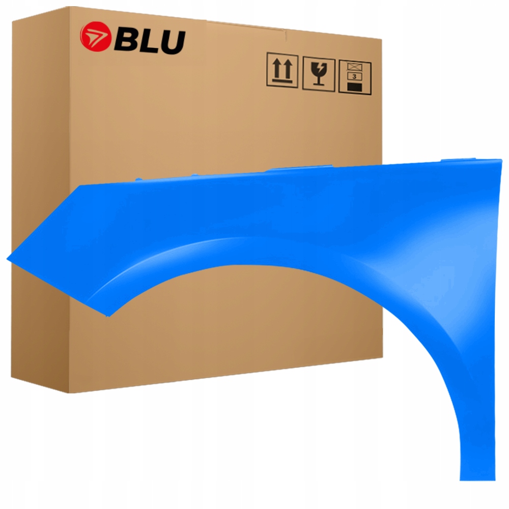 Blu Blatník Audi A1 8X LV5C levý modrý 10-18 přední