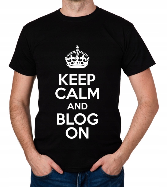 

koszulka Keep Calm And Blog On prezent