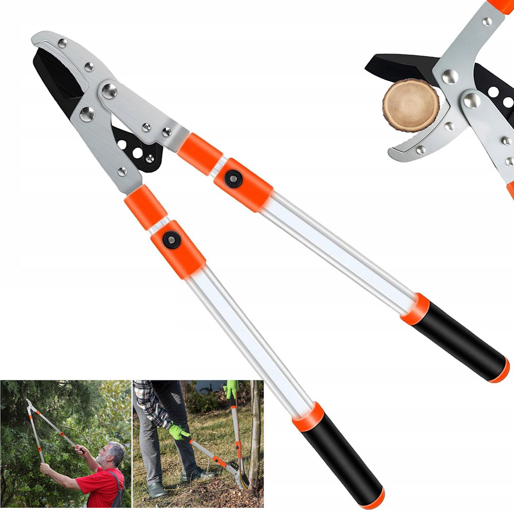 Zahradní nůžky Teleskopický Dvouruční Zahradní Nůžkový Nůž Na Větve 69-97 cm