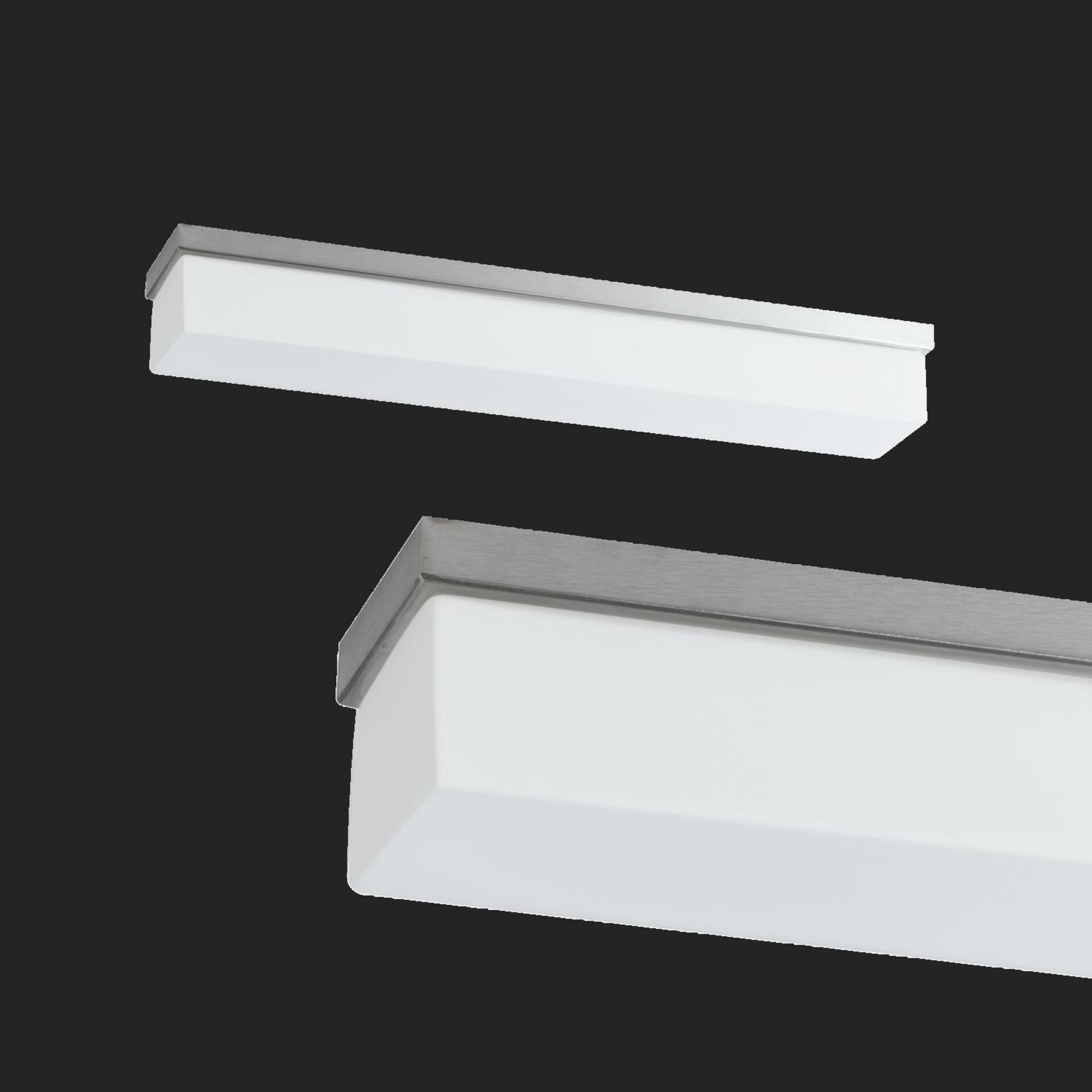 Osmont 44547 Sylvia 2 stropné/nástenné sklenené svietidlo nerez brúsená b