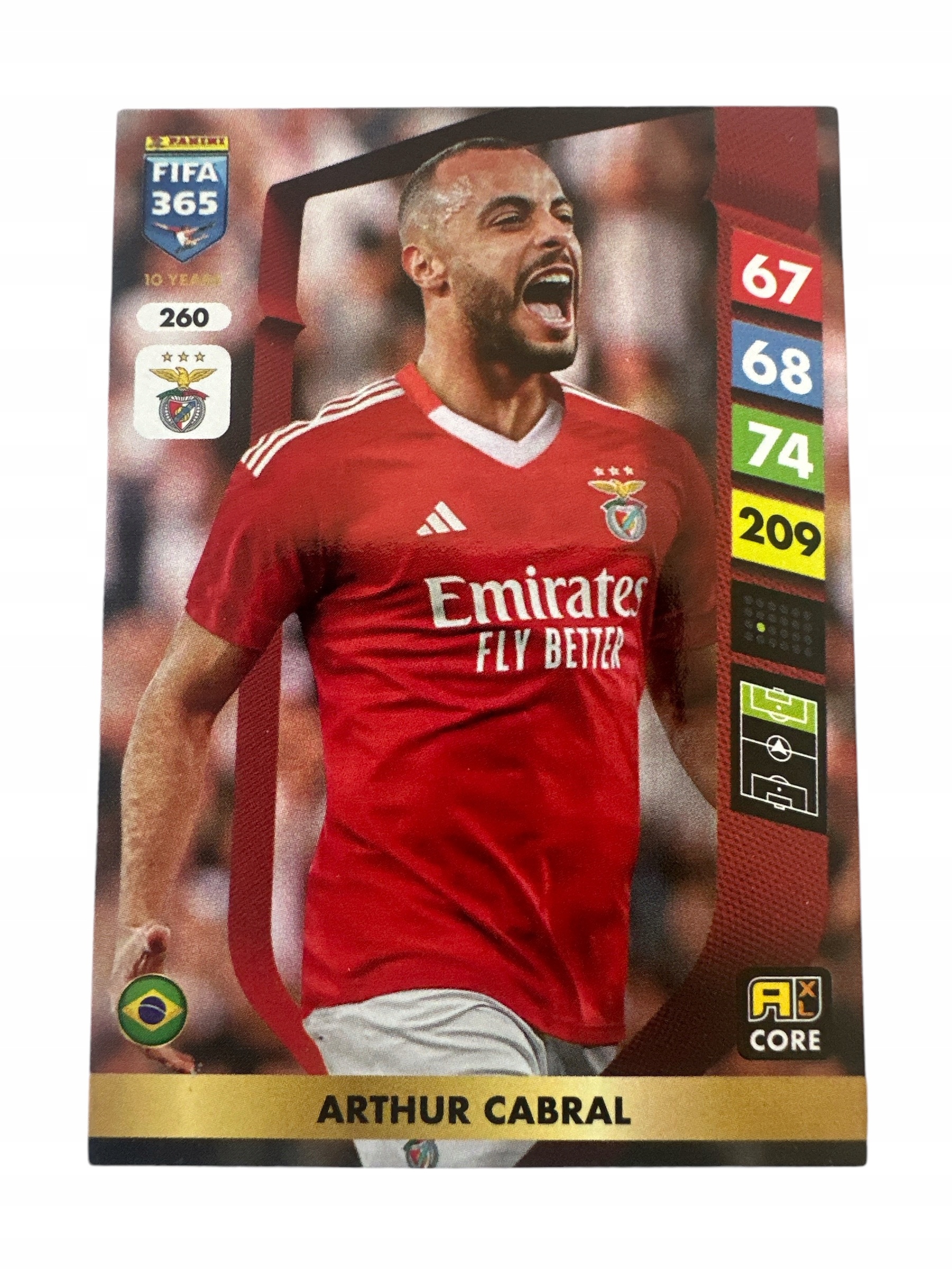 Fifa 365 2025 Adrenalyn XL Panini Core Sl Benfica Nr 260 Cabral