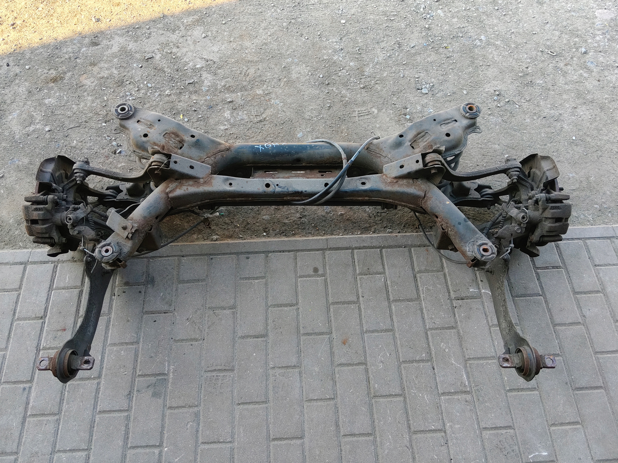 MAZDA 6 GH BELKA TYLNA ZAWIESZENIA KOMPLETNA DEMONTAŻ 08-12