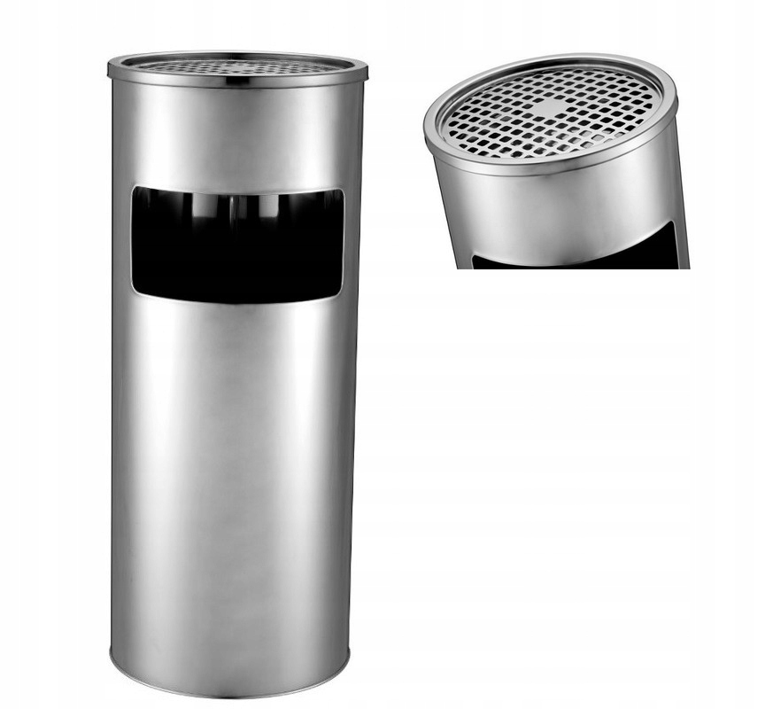 Popielnica Stojąca Kosz na Śmieci Popielniczka 17S