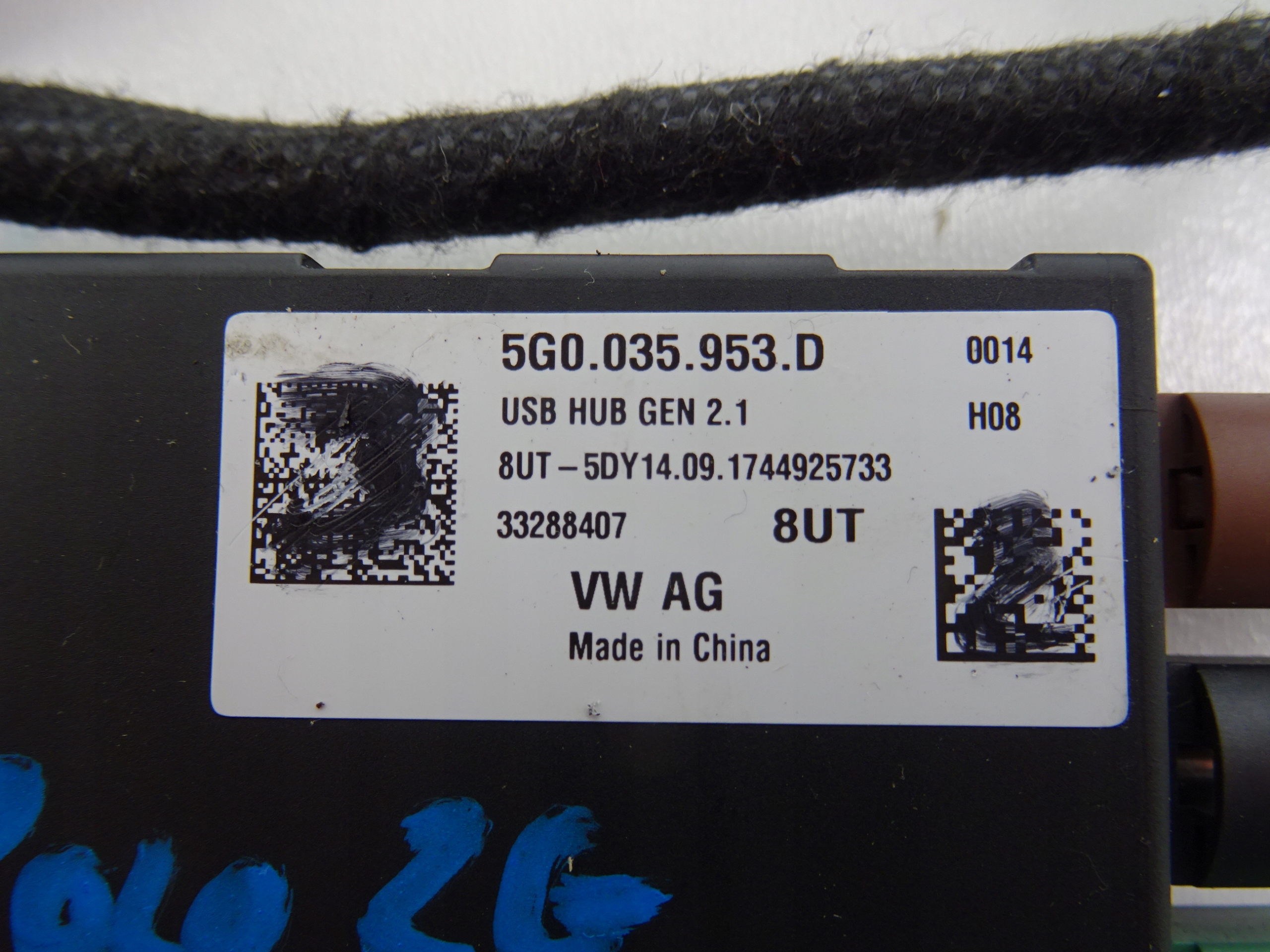 VW POLO 2G MODUŁ STEROWNIK USB KOSTKA 5G0035953D Producent części Volkswagen OE