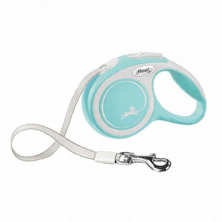 

Flexi Smycz S taśma 5m Błękitna do 15kg