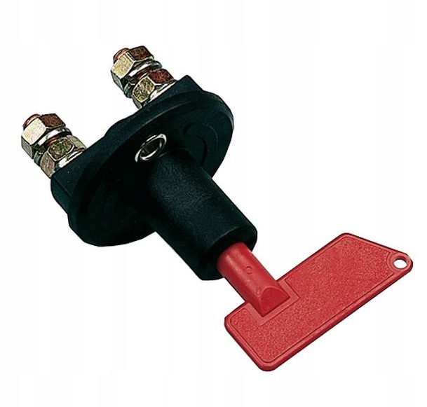 Dvoupólový vypínač proudu 12 a 24 V značky Brunner