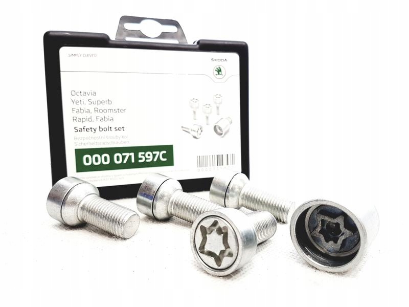 OE SKODA НАБОР КРЕПЕЖНЫХ ВИНТОВ