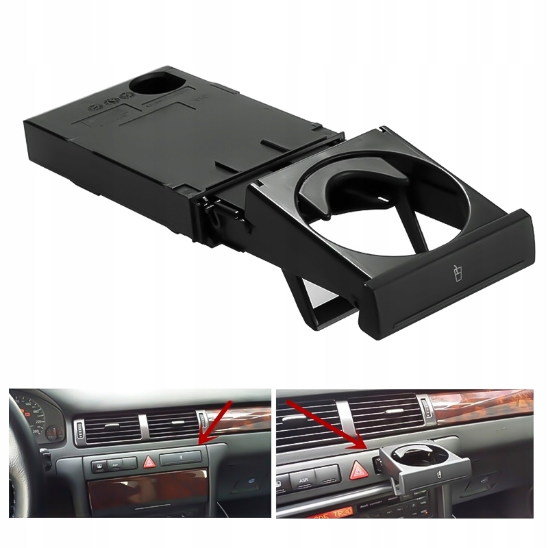 Držák Na Nápoje Hrnek Cupholder Audi A4 S4 RS4 B5 Fl A6 C5 RS6 S6 Matný