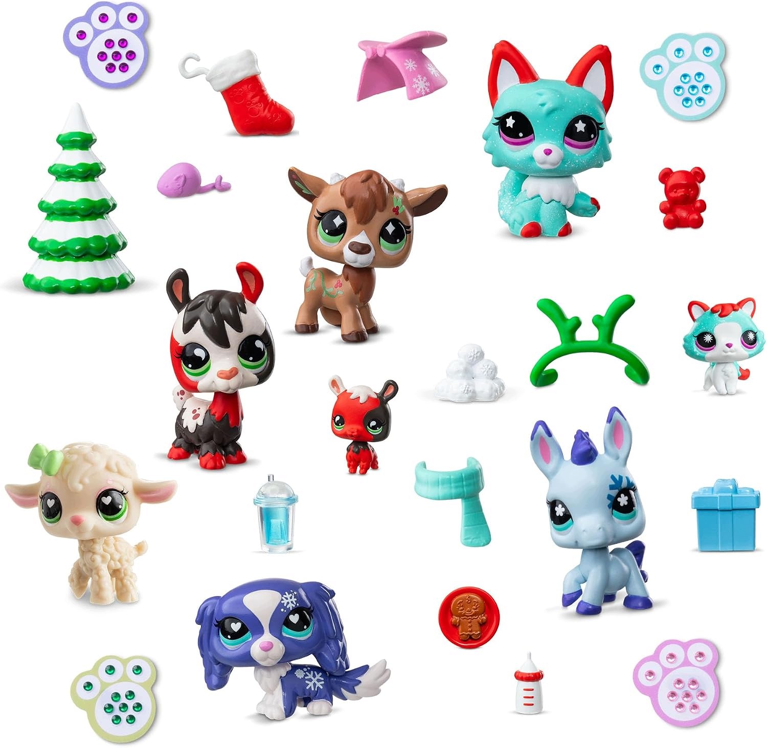 Адвент-календарь Littlest Pet Shop Deluxe Holiday 1149, фигурки зверюшек, от 4 лет — фото 3