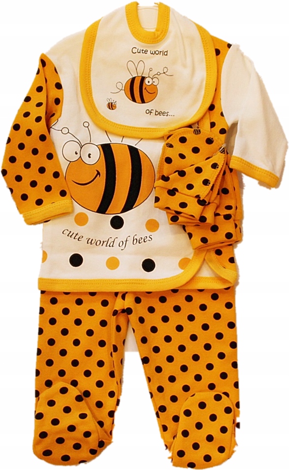 

Hoppi Wyprawka Komplet Pszczółka 5 cz. 0-3 m-ce 62