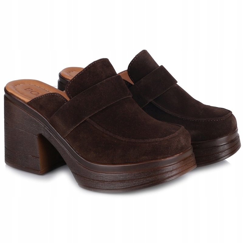 Nazouváky pantofle Bombonella 10T 123.5996 S3 T Khv Kůže Vel. 37