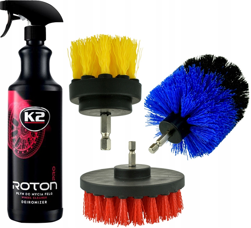 

Płyn K2 Roton Pro Do Mycia Felg Kół 1L Szczotki