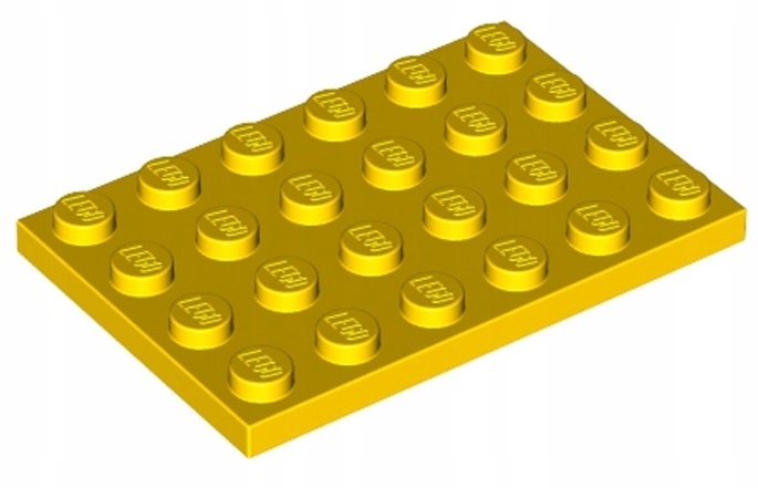 

Lego Płytka 4x6 Żółta/Yellow (3032/303224) 1szt