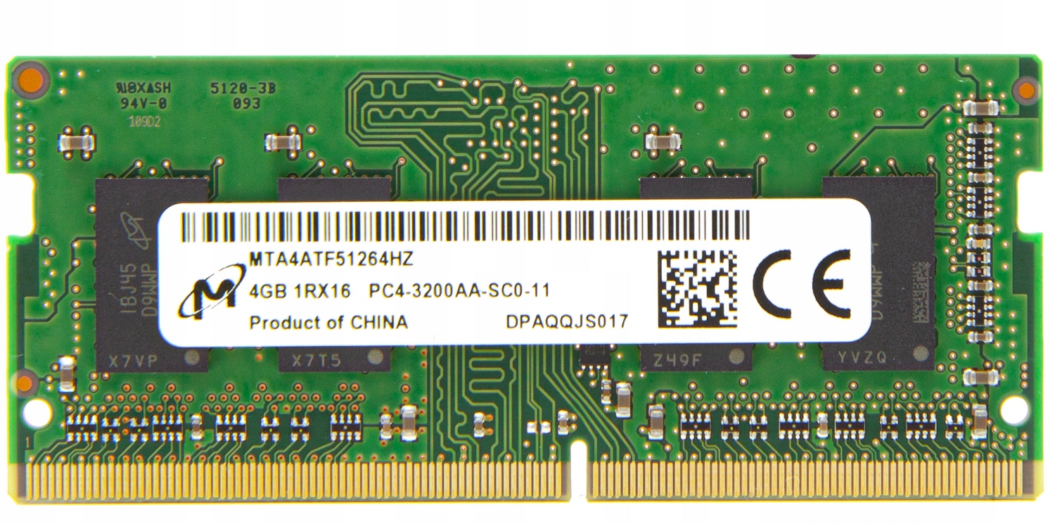 Pamięć Ram DDR4 Micron MTA4ATF51264HZ-3G2R1 4 Gb