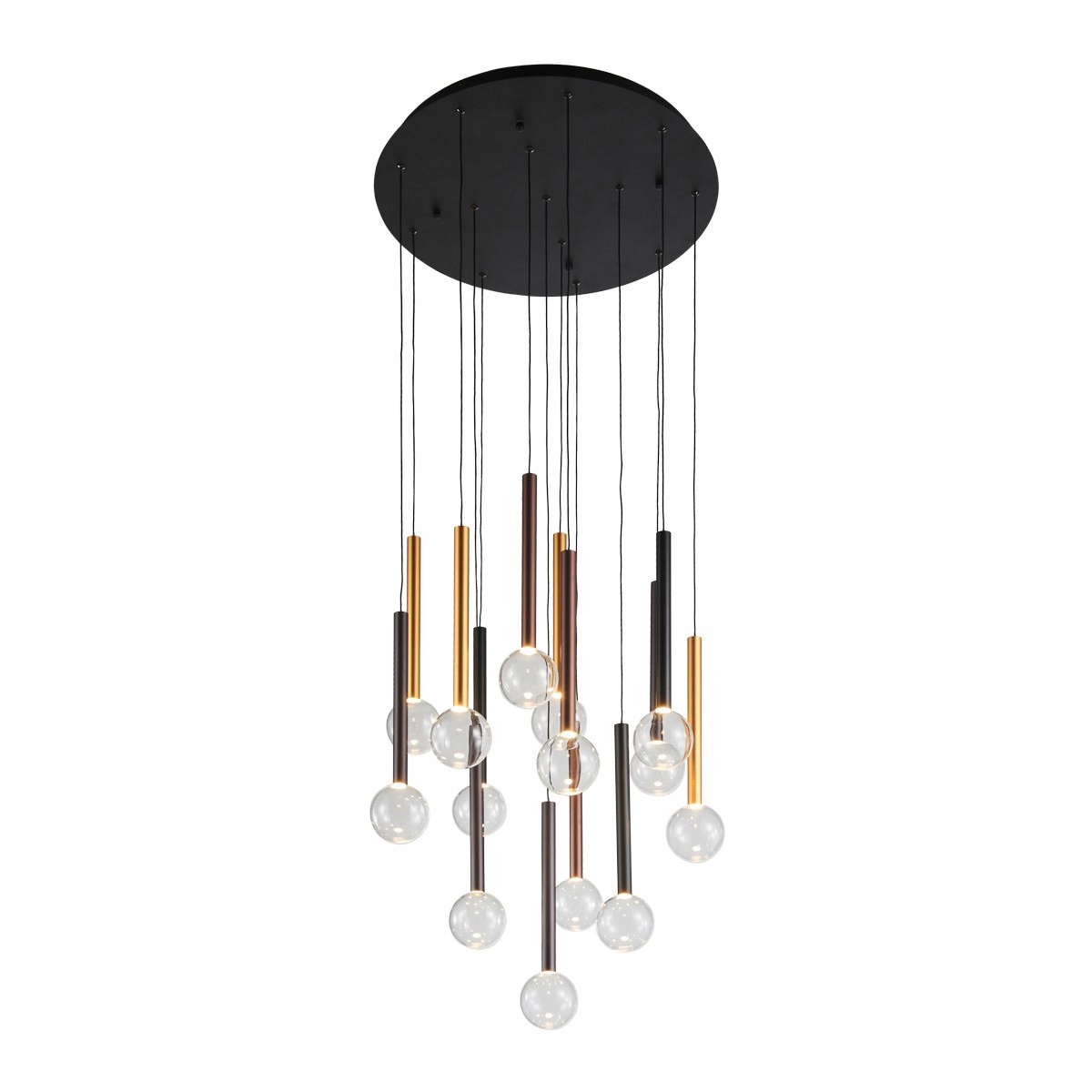 Alinos PND-24019-14A-BK Moderná závesná lampa