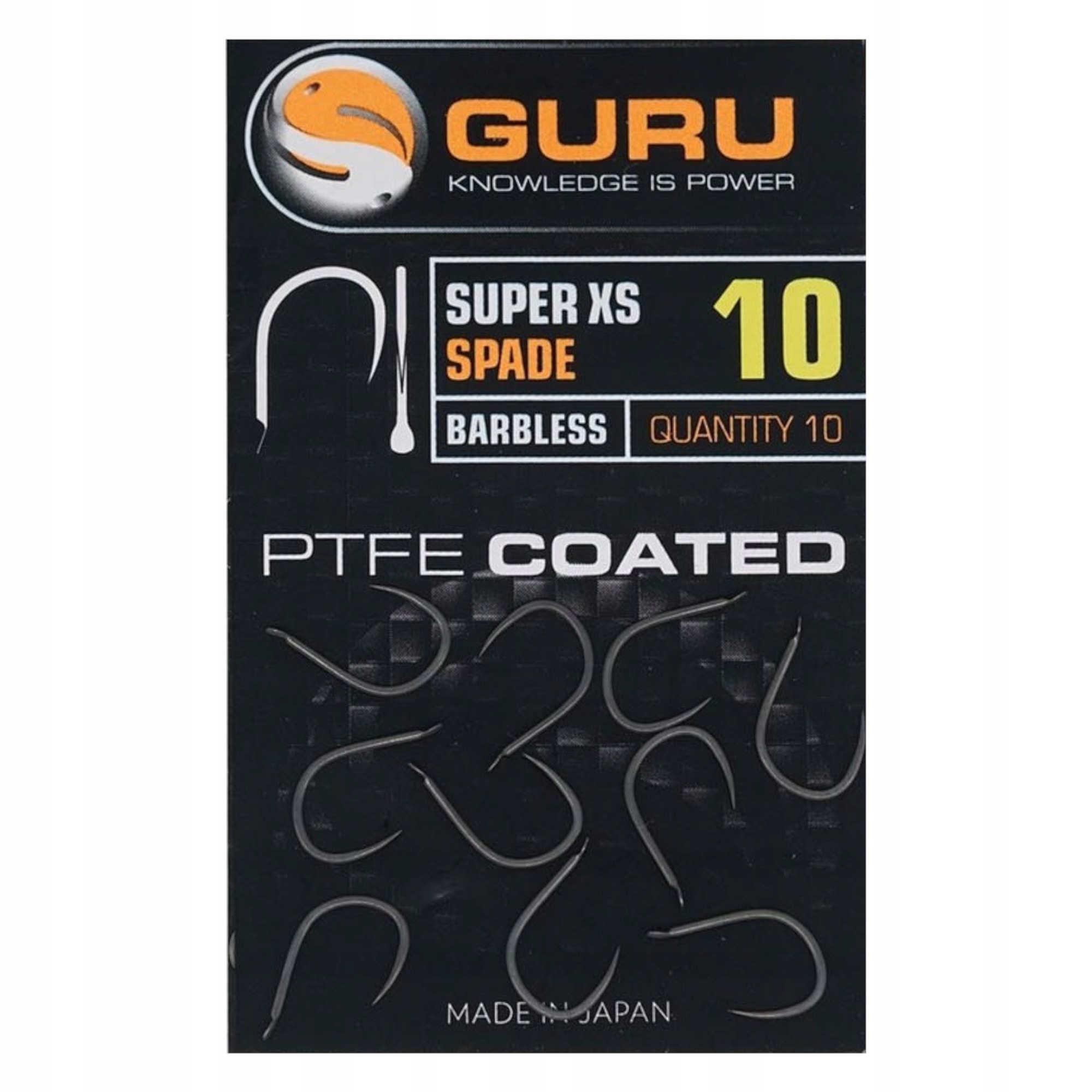 Haczyki Guru Xs Spade Barbless 10