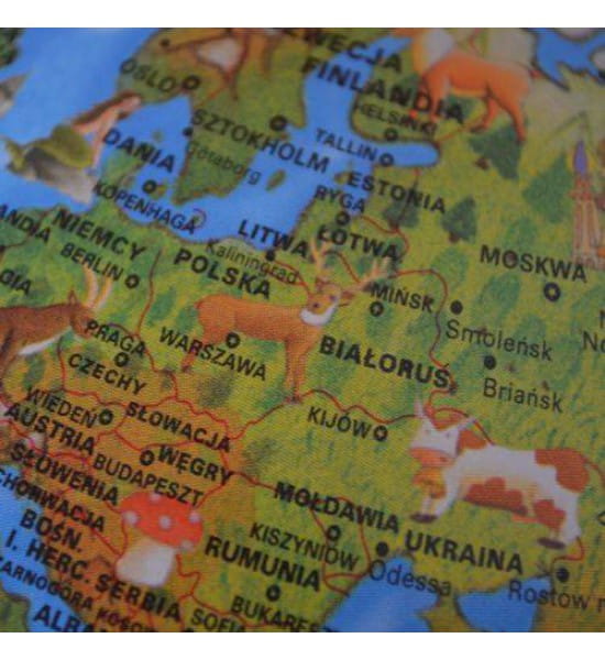 GLOBUS DLA DZIECI CIRCUS 25cm PODŚWIETLANY POL/FIZ Płeć Brak informacji