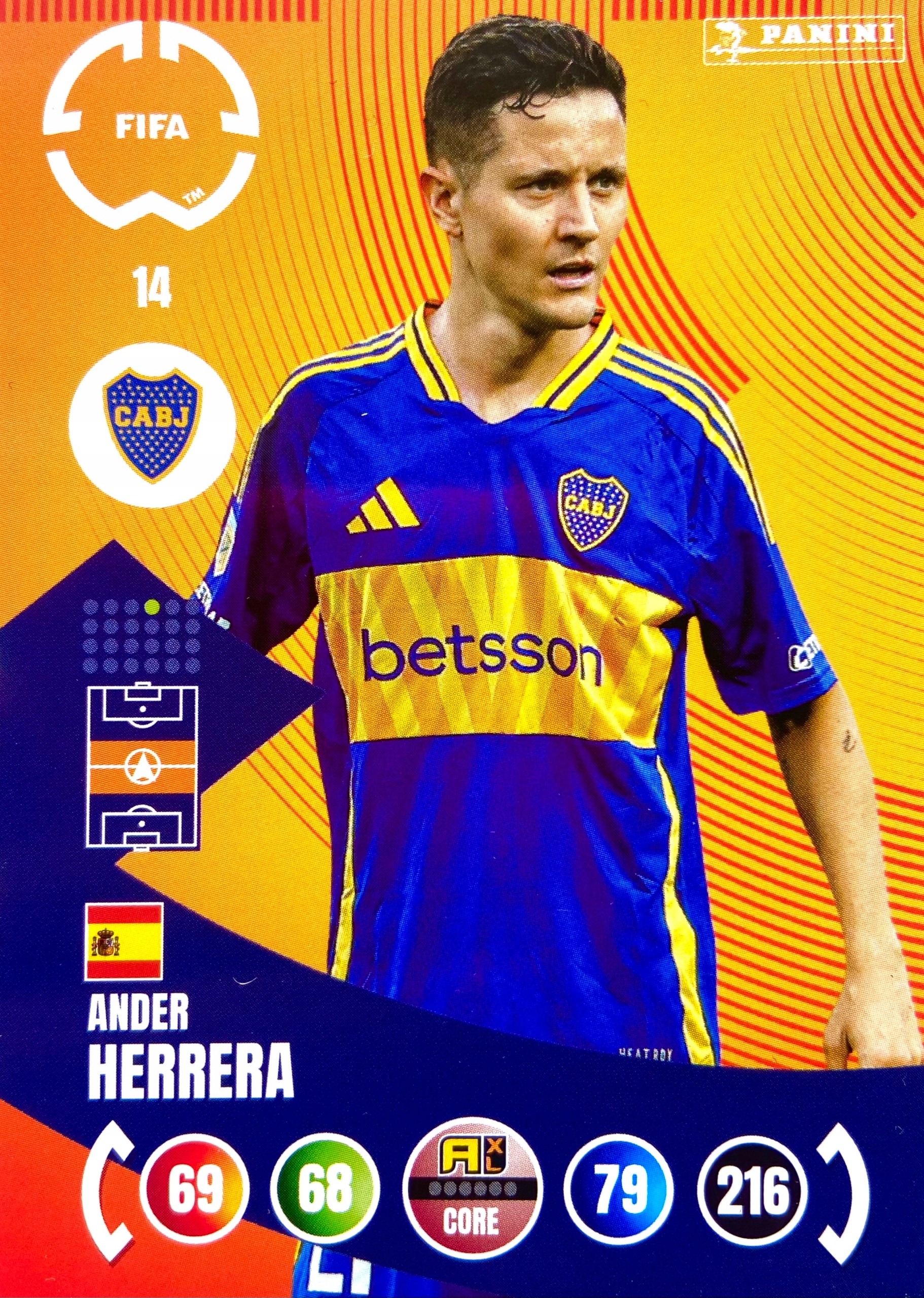 Fifa Club World Cup 2025 Team Mate Base 14 Ander Herrera Ca Boca Juniors