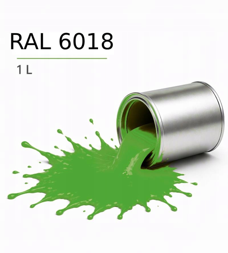 Ral 6018 Barva Průmyslová 1K 1L Vrchní Lak Vysoký Lesk