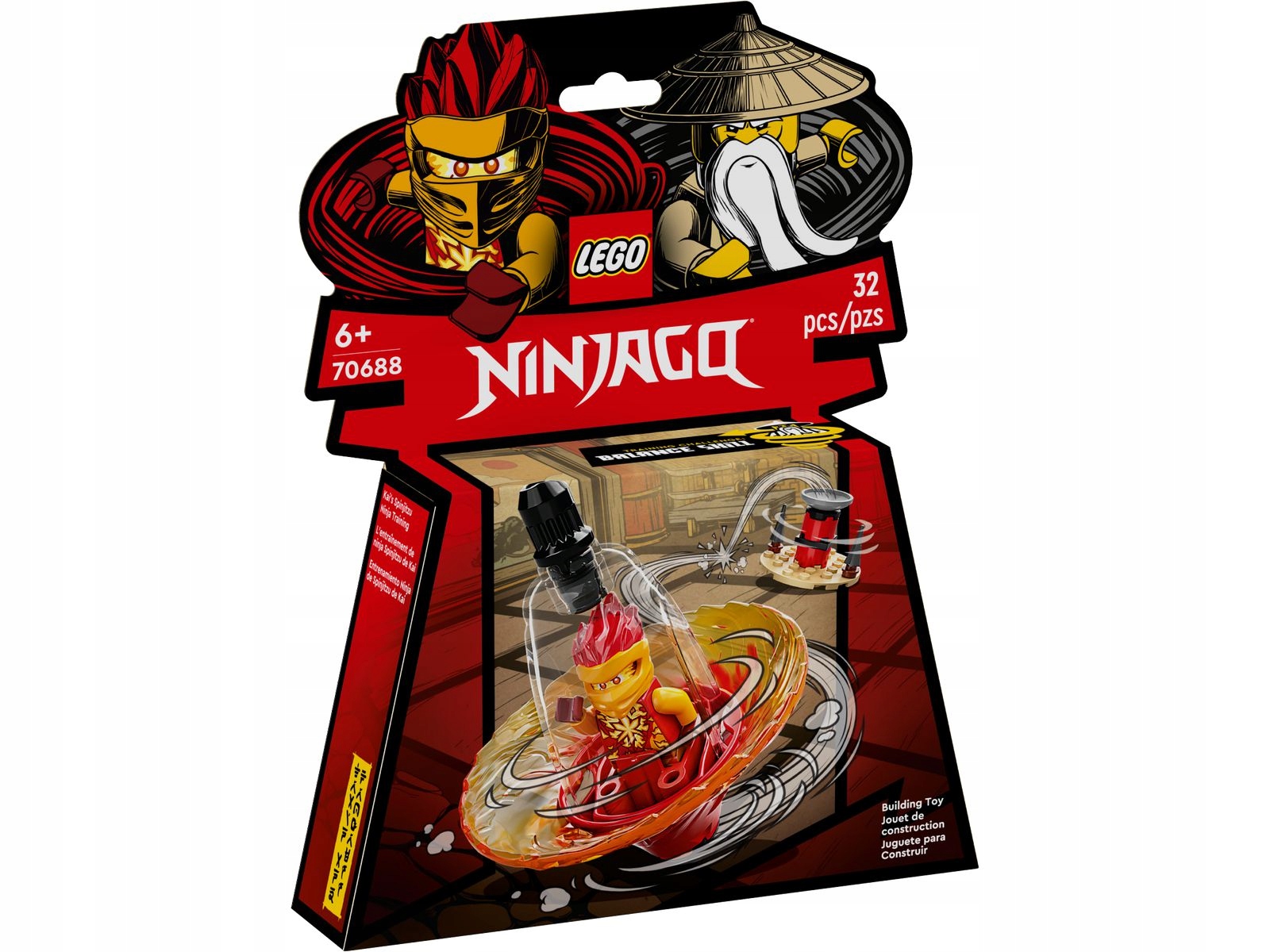 Lego 70688 Ninjago Szkolenie wojownika Spinjitzu Kaia