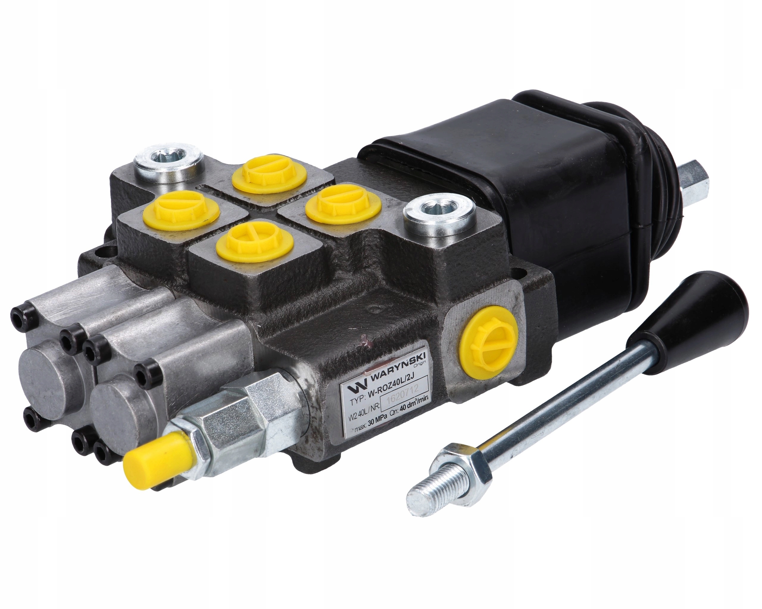 Hydraulický rozdělovač 2-sekční 40l joystick