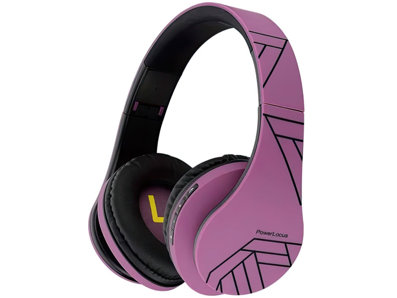Słuchawki nauszne Powerlocus P2 Fioletowo-czarny