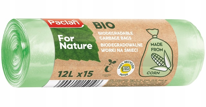 

Paclan Fn Biodegradowalne Worki na Śmieci 12L A'15