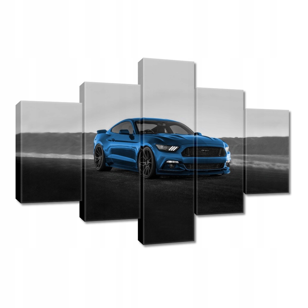 

Obrazy 100x70 Niebieski Ford Mustang