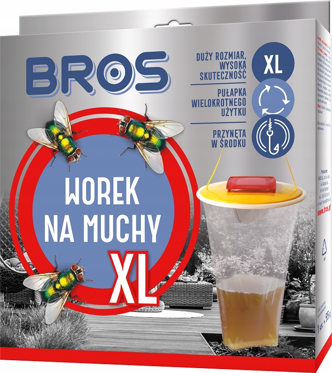 

Worek Na Muchy XL pułapka Łapka Bros przynęta