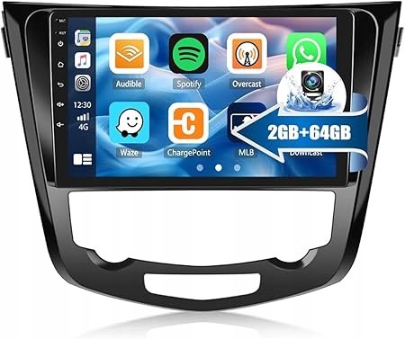 Rádio 10.1 2G+64G Android 13 CarPlay Usb kamera Nissan Qashqai J11 X-Trail