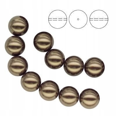 5810 MM 10 Swarovski Brown Pearl (brnprl)