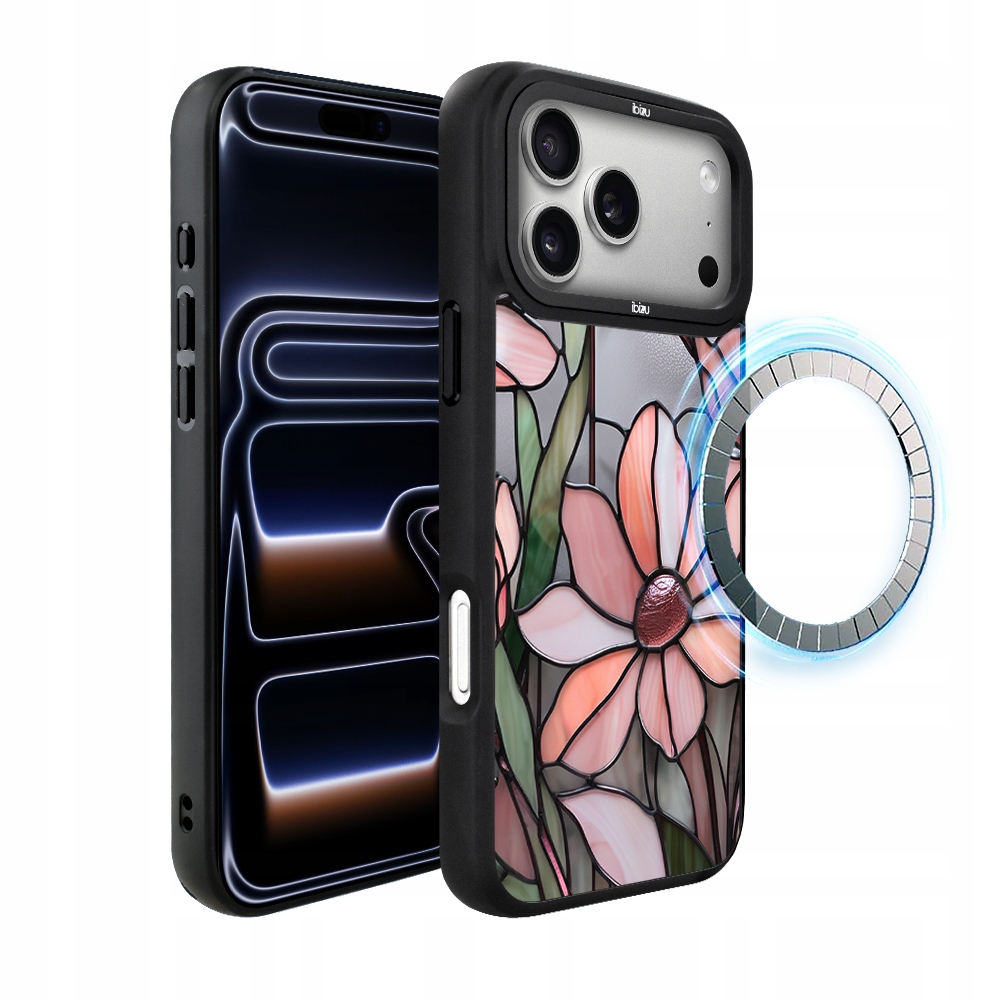 Pouzdro pro iPhone 17 Pro Ibizu DropGuard Matt s MagSafe, růžová magnolie
