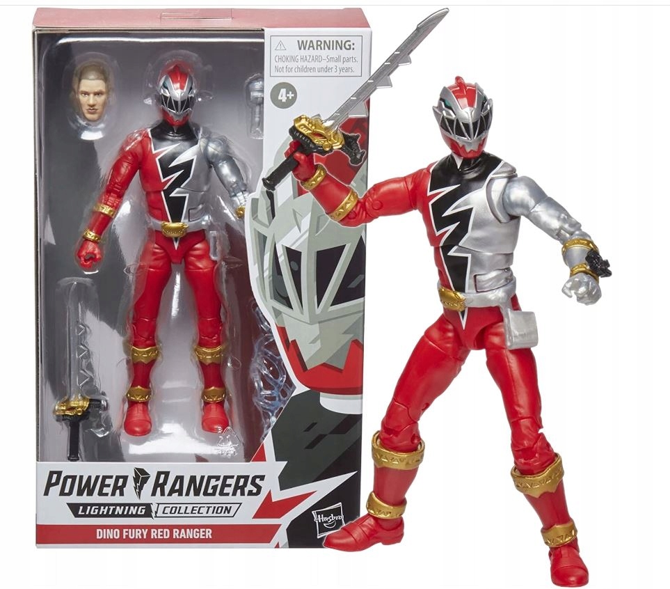 Power Rangers: Lightning Collection - Akčná figúrka Dino Fury Red Ranger