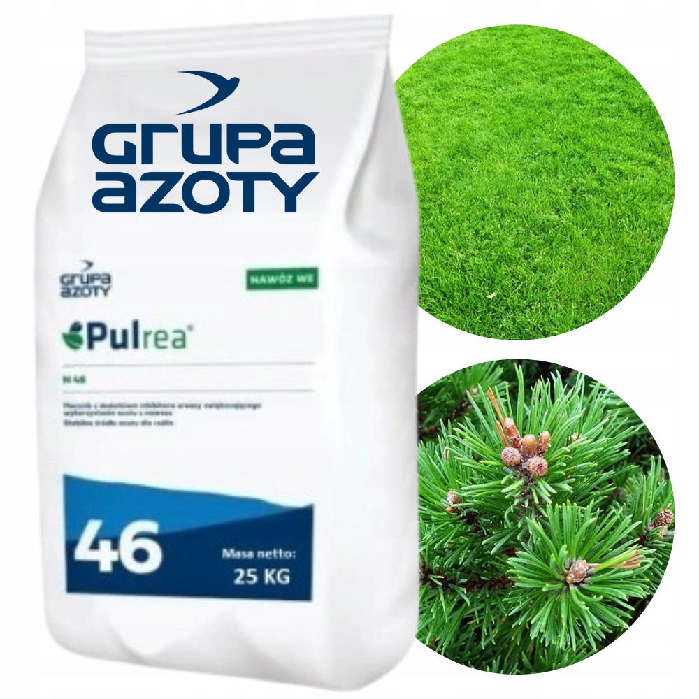 Mocznik Pulrea 25KG Grupa Azoty Bez Stabilizatora Rozpuszcalny Do Trawy
